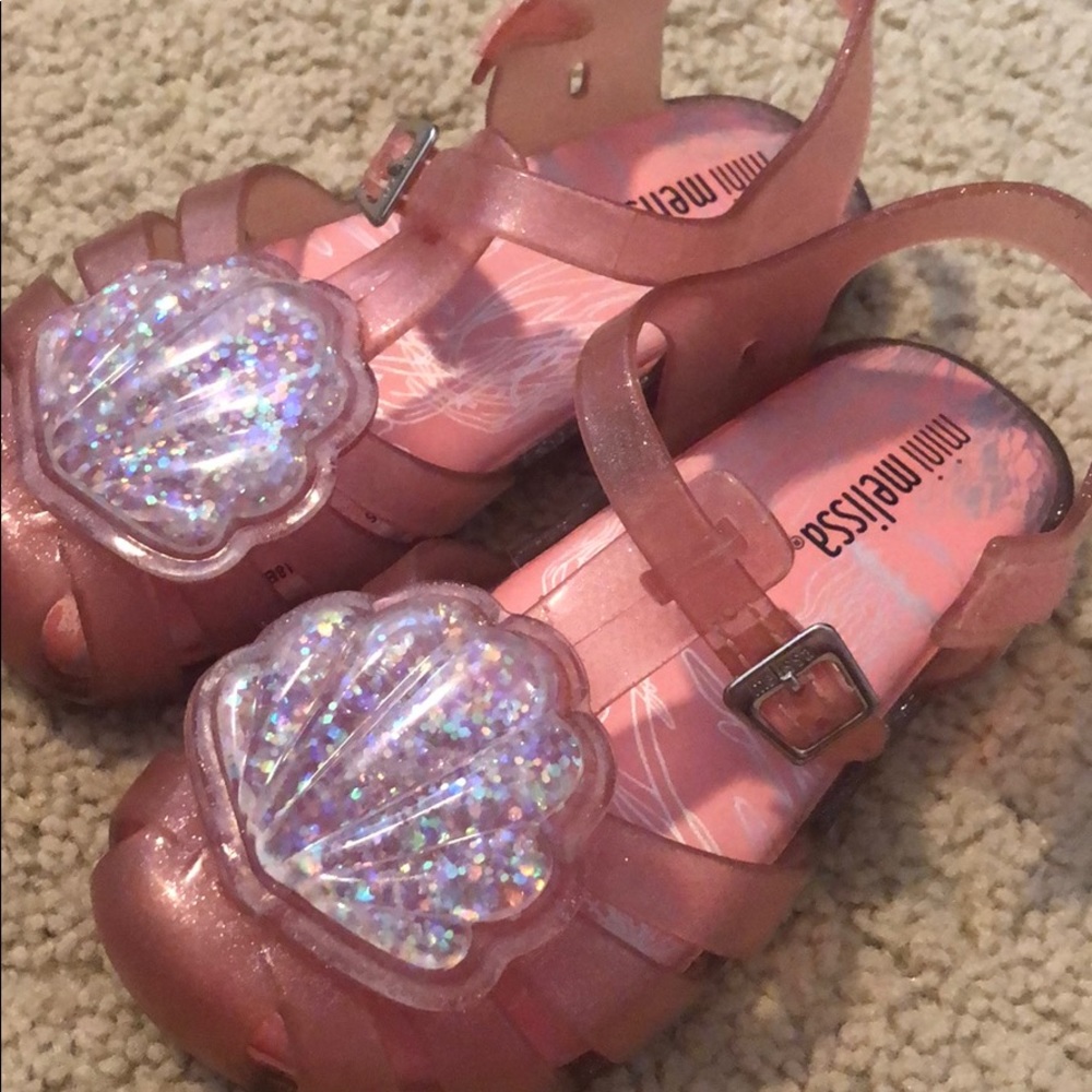 Mini Melissa toddler shoes size 10
